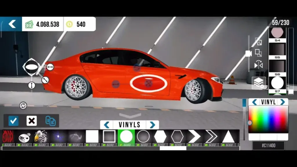 Bugatti Logo in CAR PARKING MULTIPLAYER 2