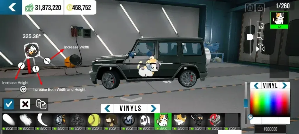 CAR SETTINGS IN CAR PARKING MULTIPLAYER 2