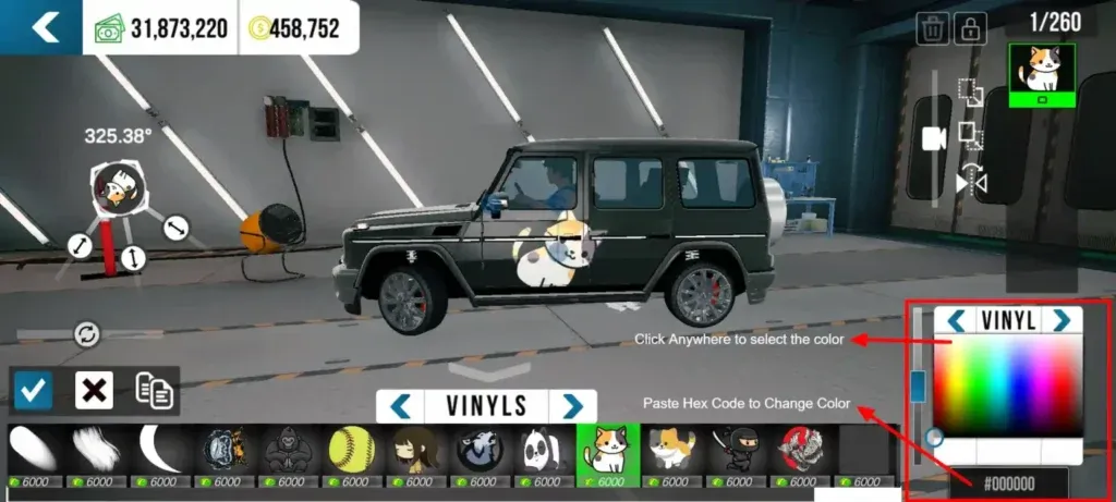CAR SETTINGS IN CAR PARKING MULTIPLAYER 2