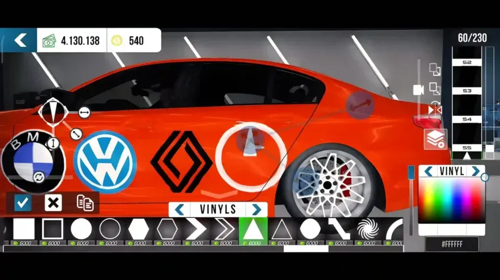 Marcedes Logo in CAR PARKING MULTIPLAYER 2