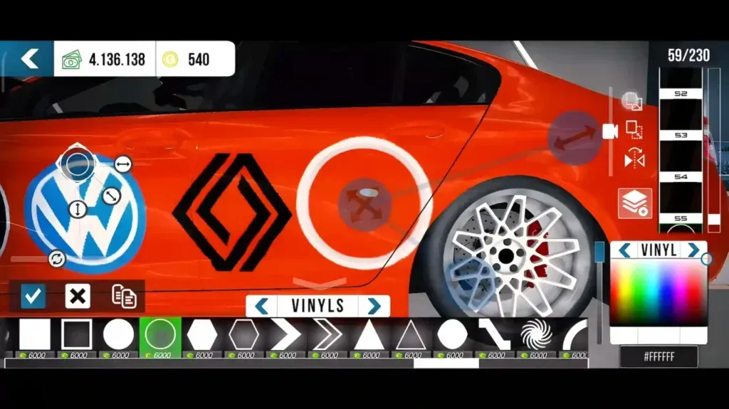 Marcedes Logo in CAR PARKING MULTIPLAYER 2